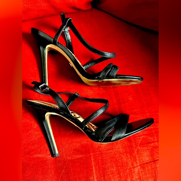 Sam Edelman strapped black heels Size 10 - Picture 4 of 5